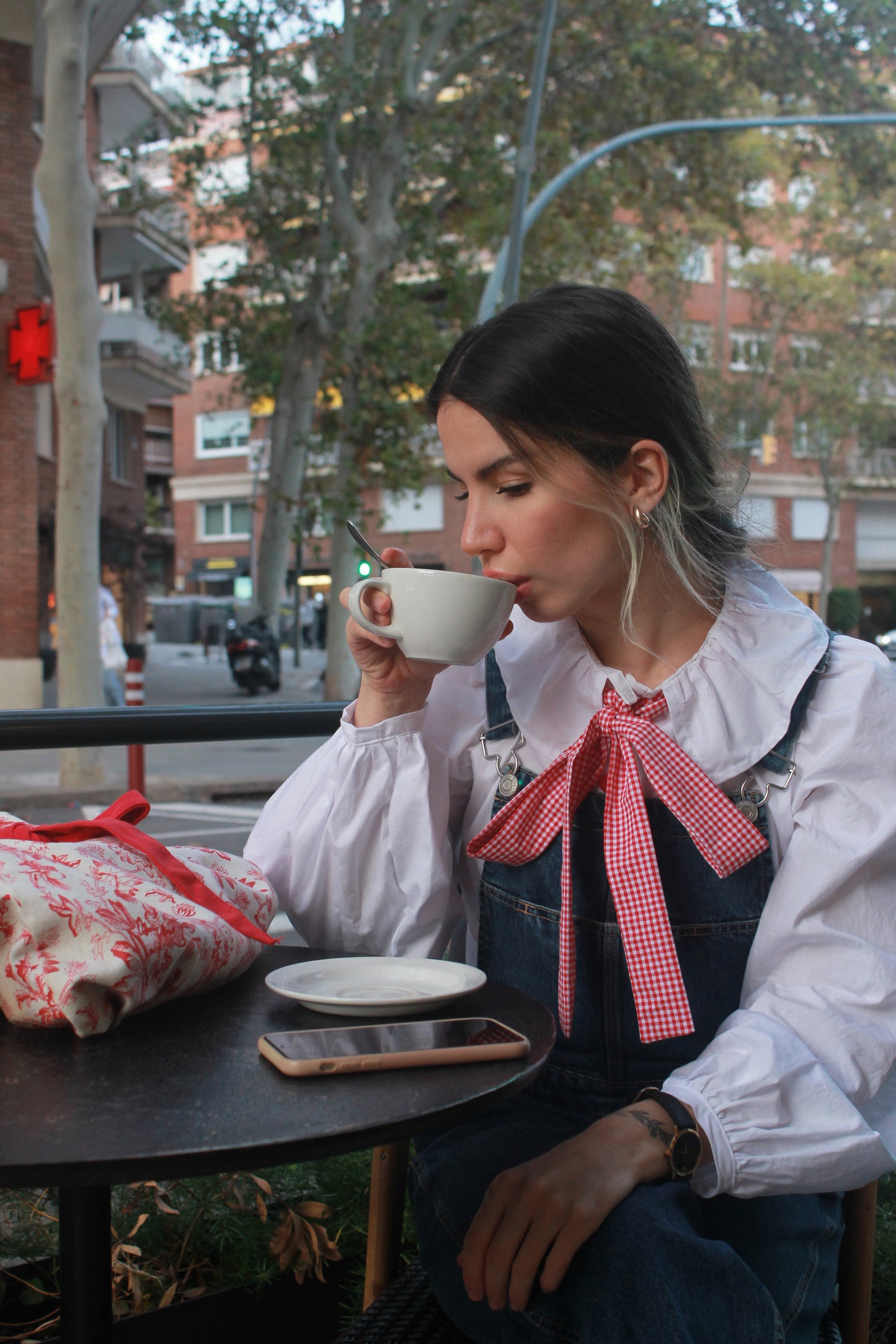 grace white blouse