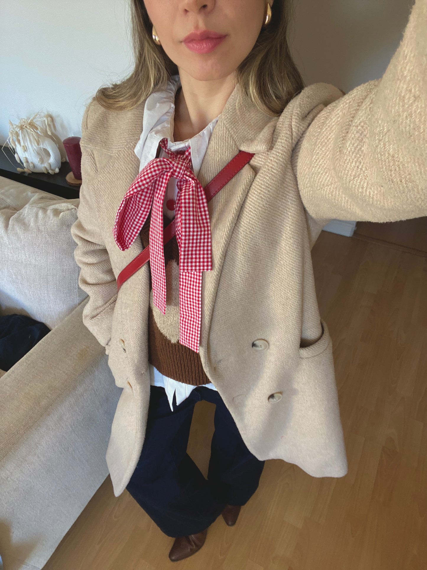 grace white blouse