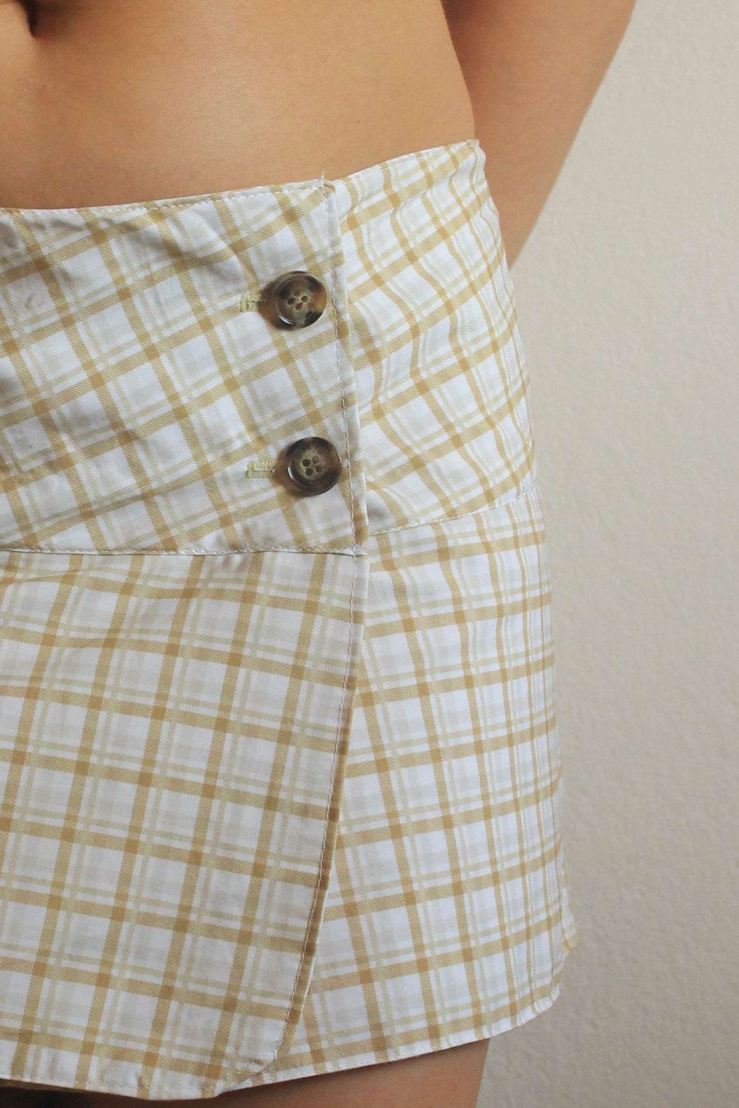élysée mustard skirt