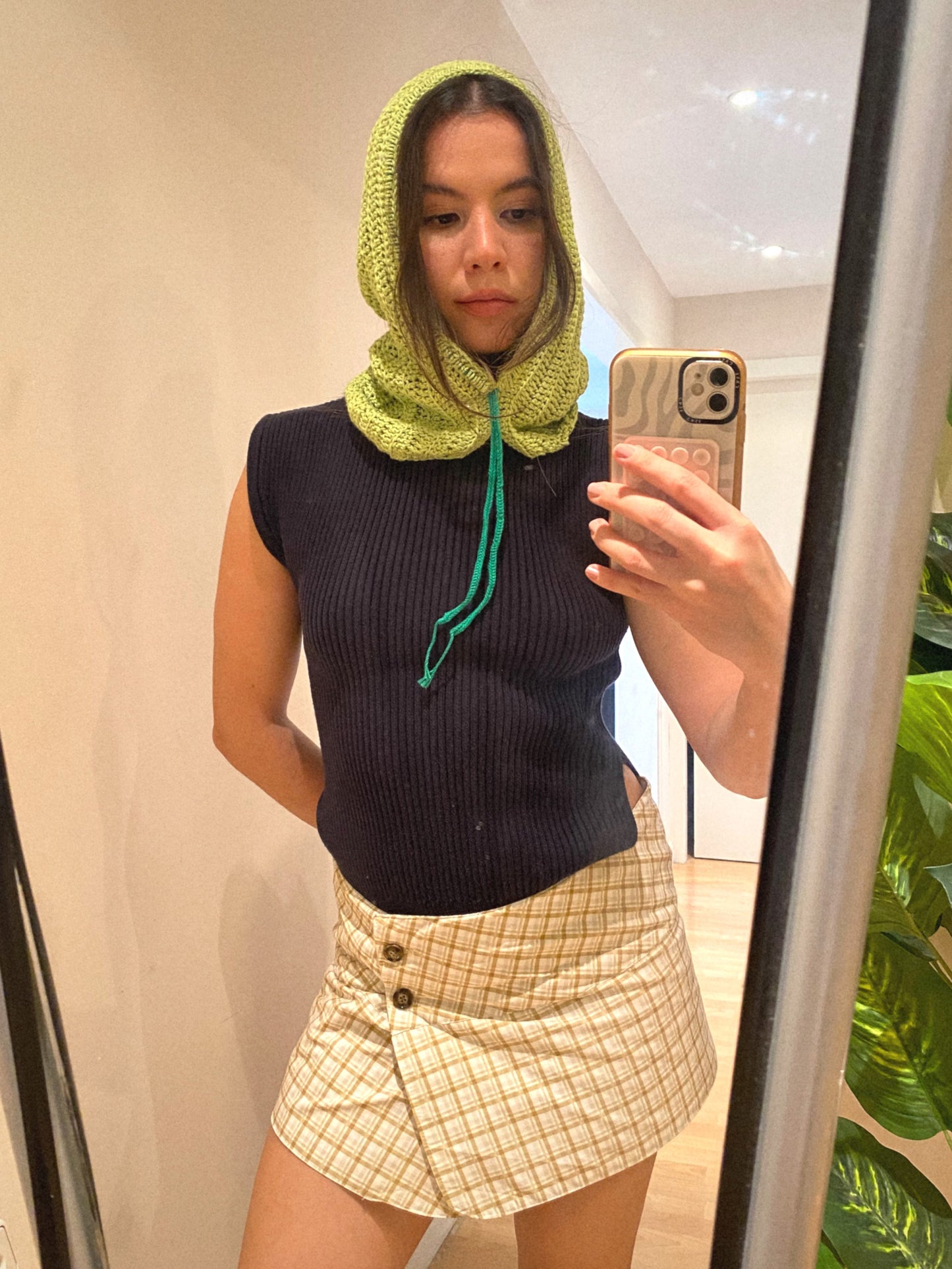 balaclava light green