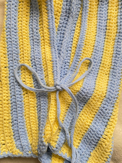 blue yellow balaclava