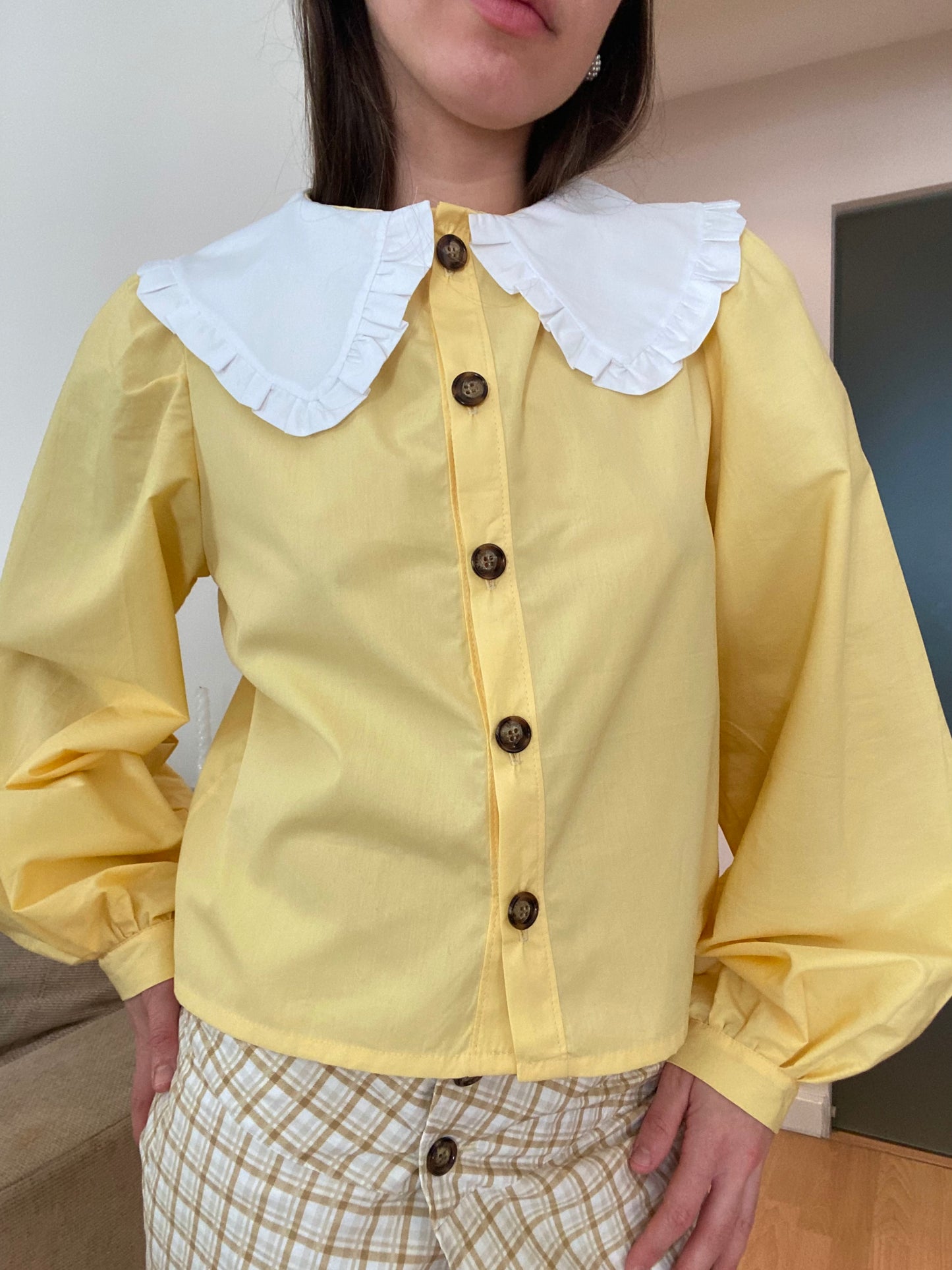 olivia yellow blouse
