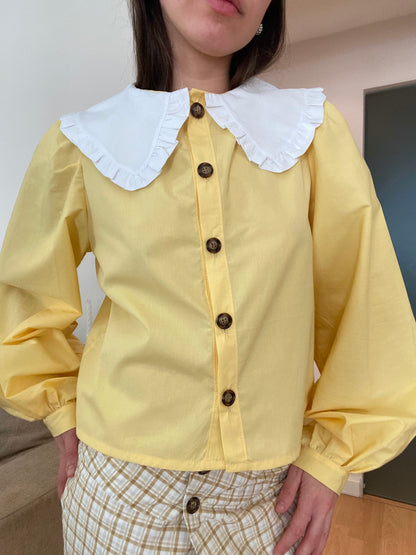 olivia yellow blouse