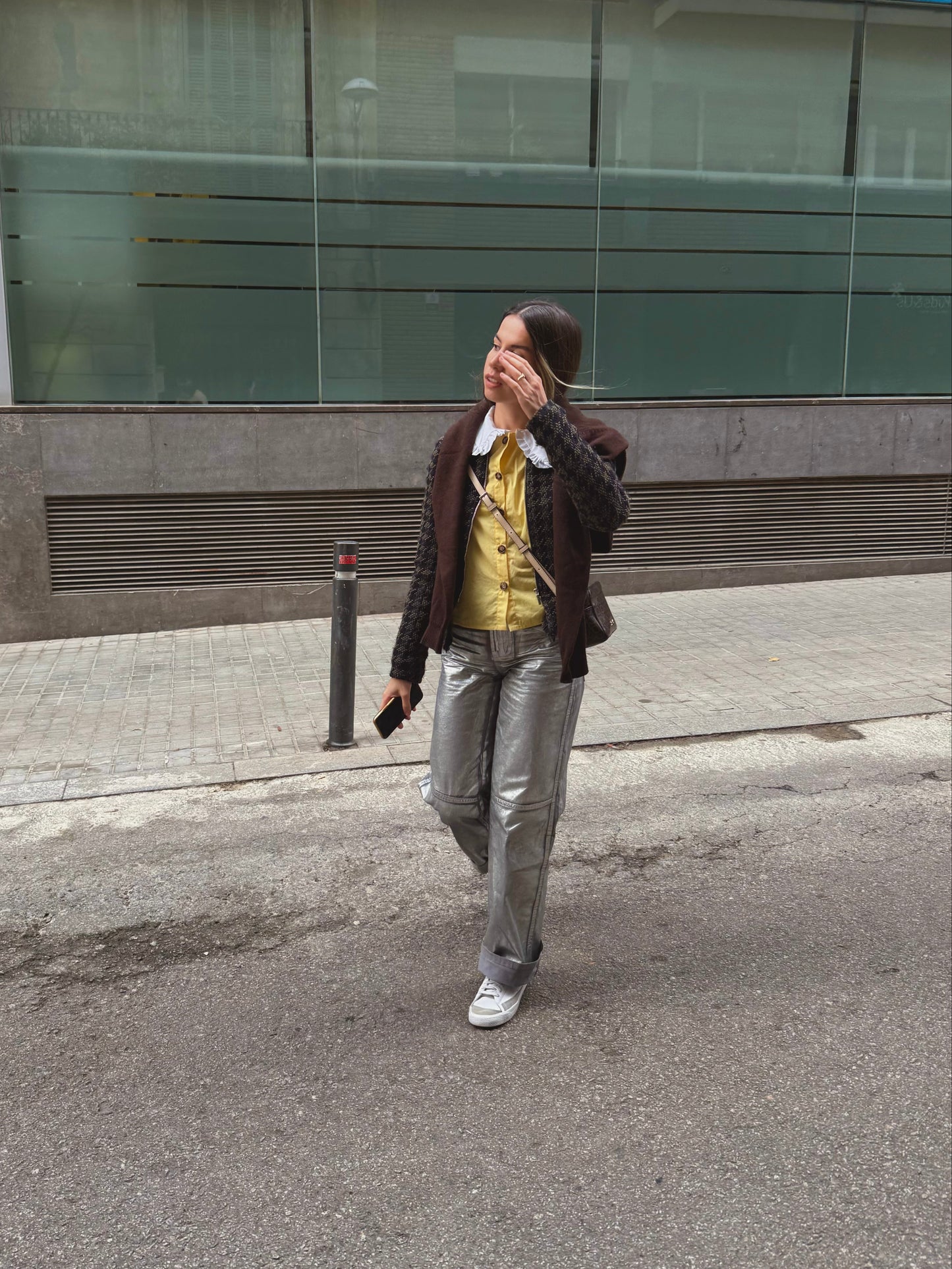 olivia yellow blouse