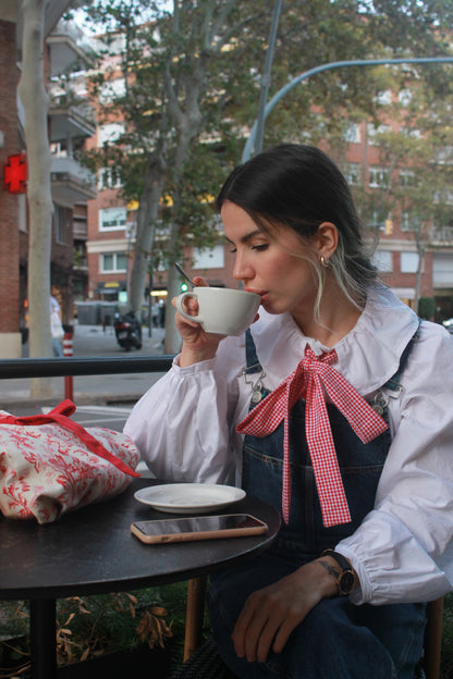 grace white blouse