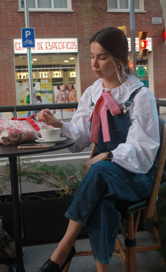 grace white blouse