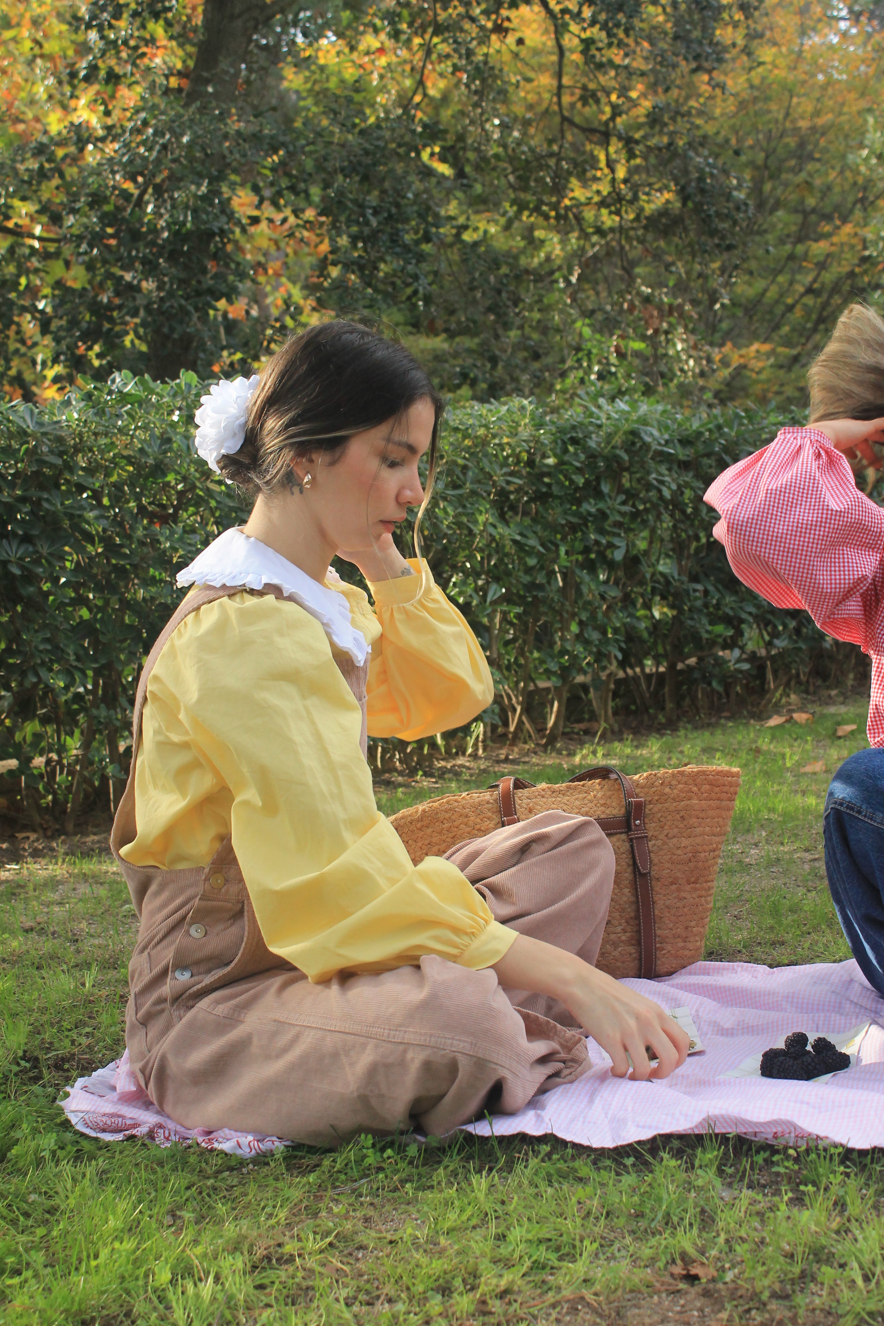 olivia yellow blouse
