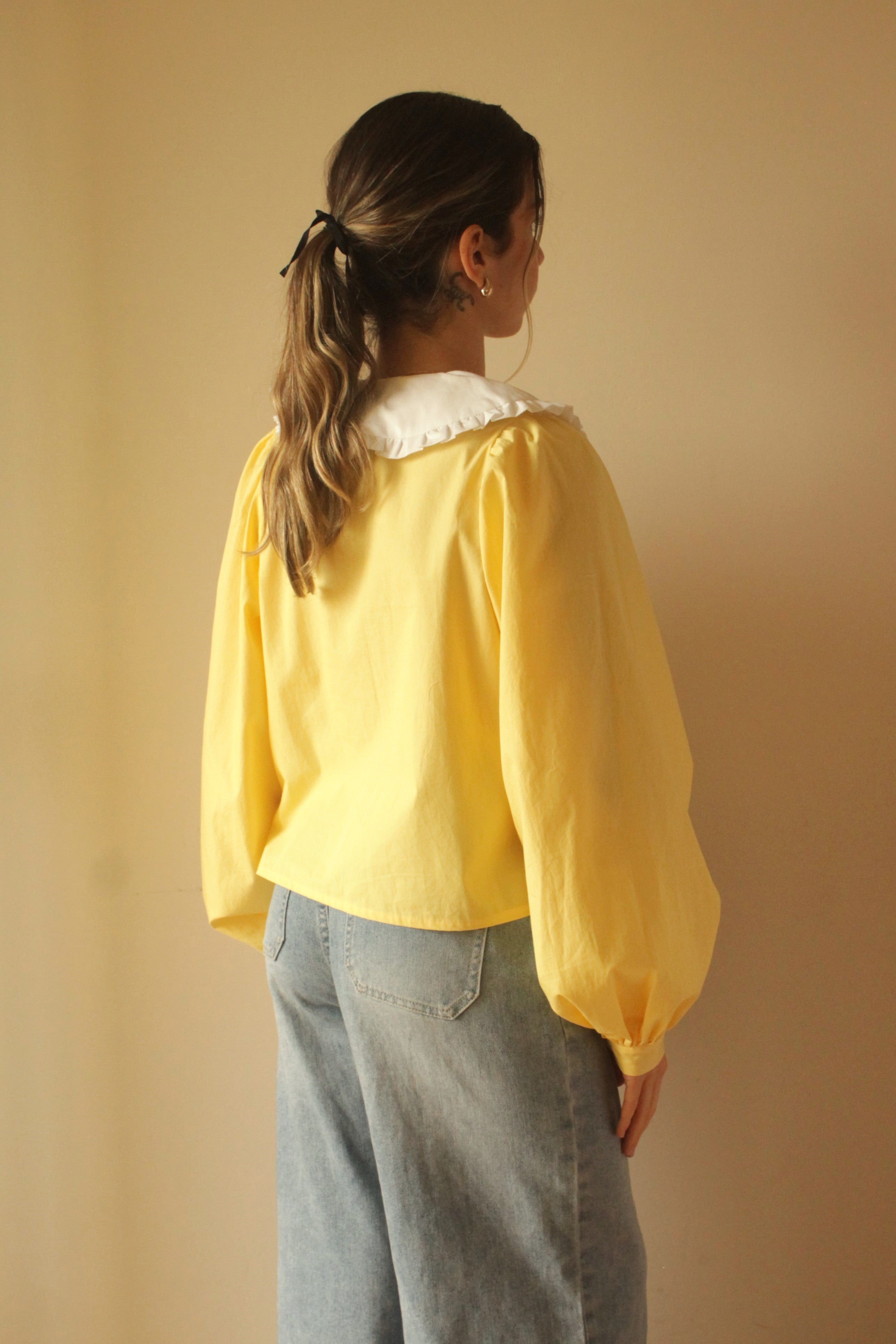 olivia yellow blouse