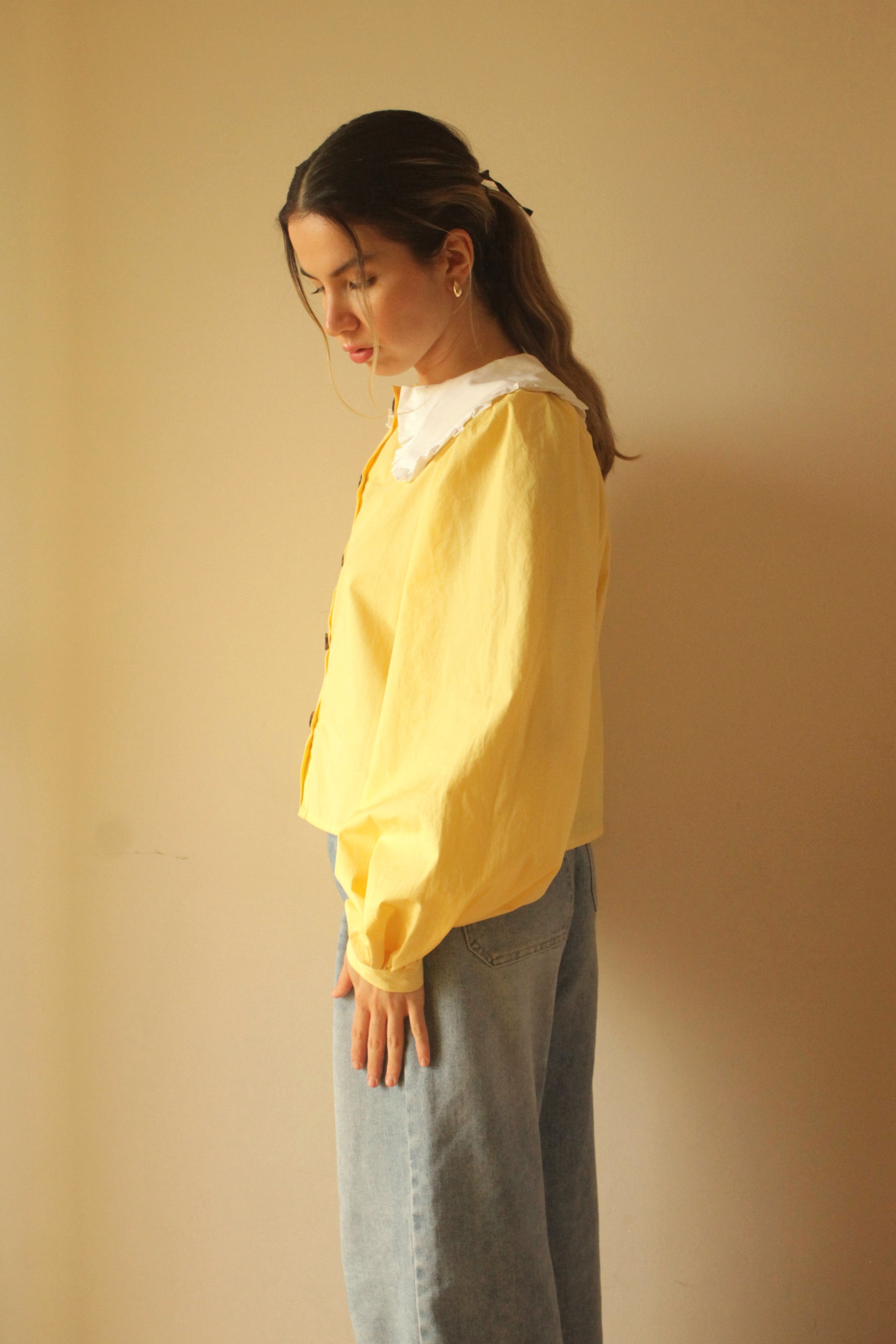 olivia yellow blouse