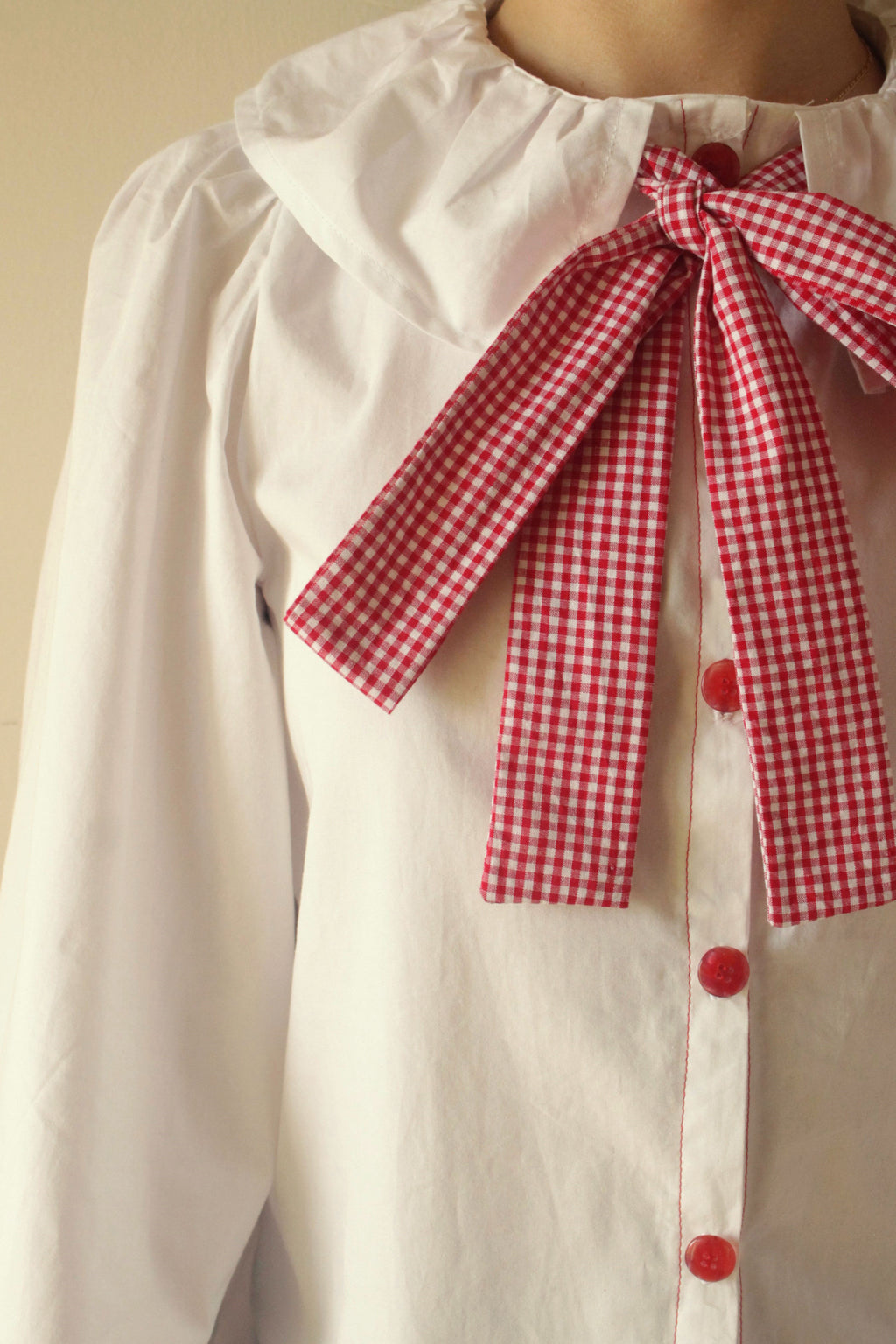 grace white blouse