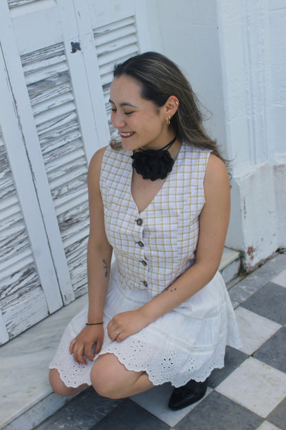 élysée mustard vest