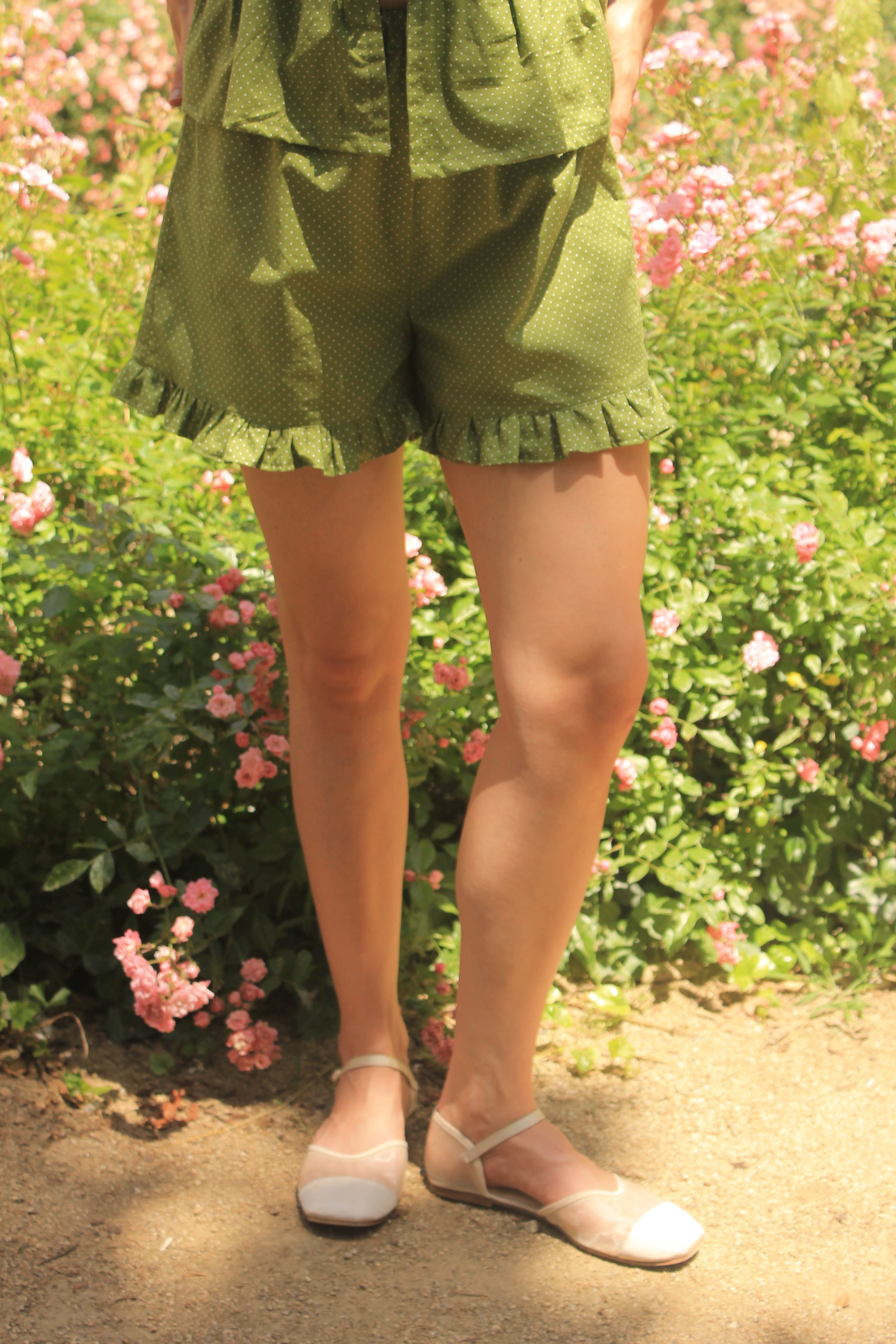 lily green shorts