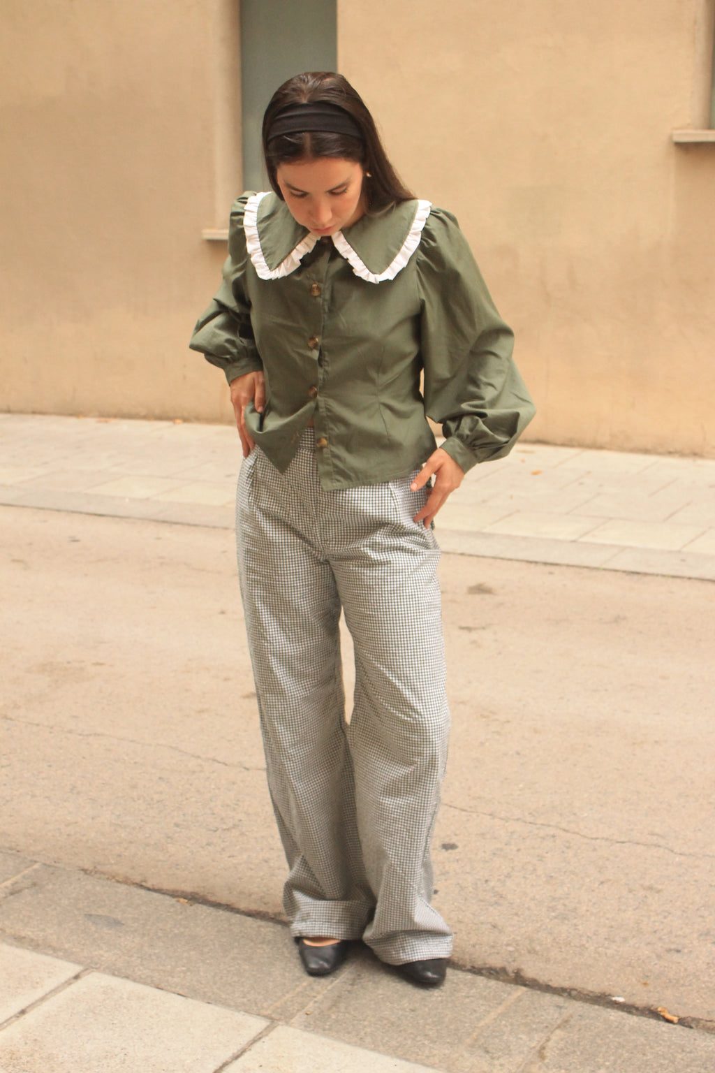 grace green pants