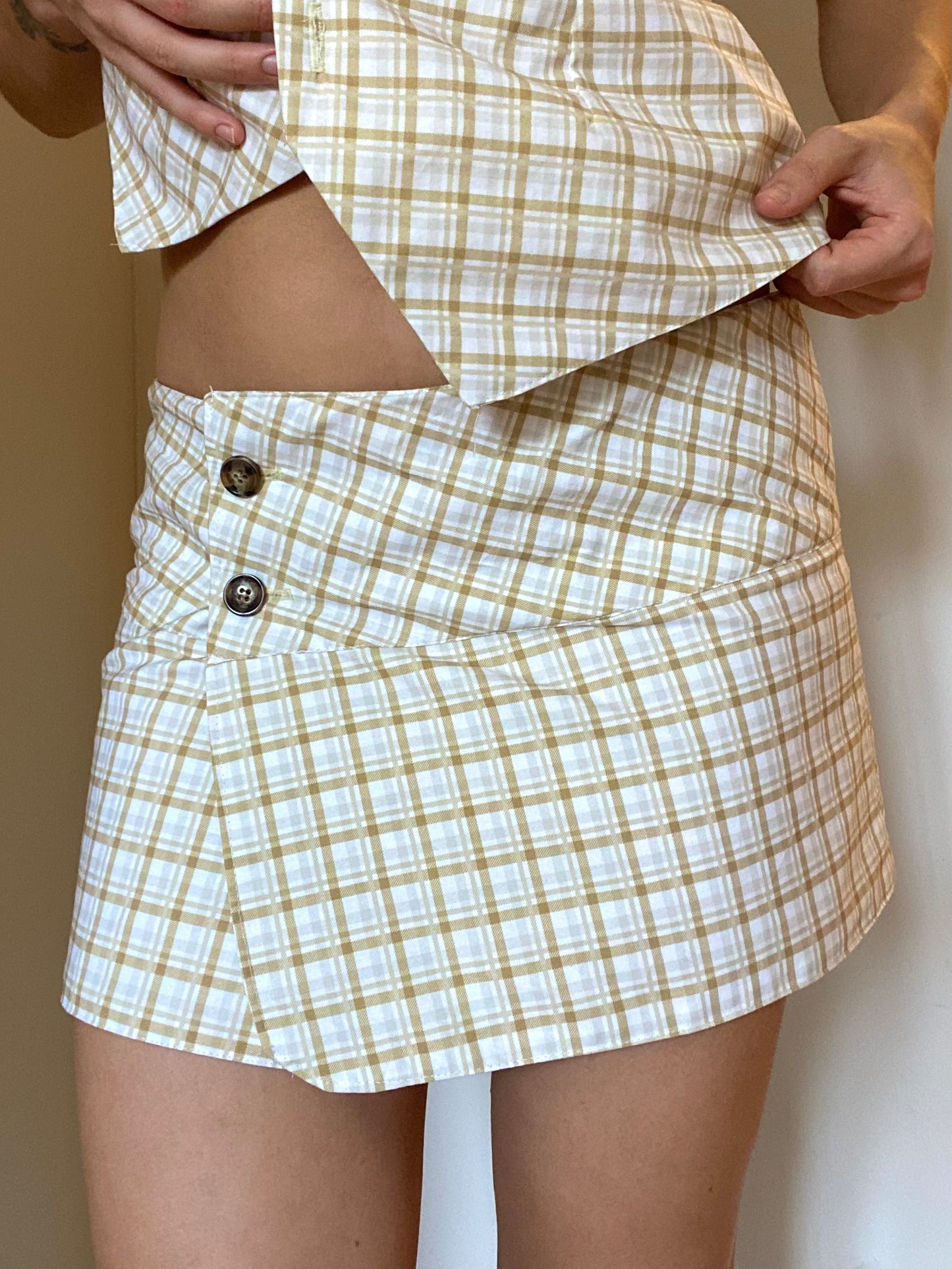 chaleco élysée mustard