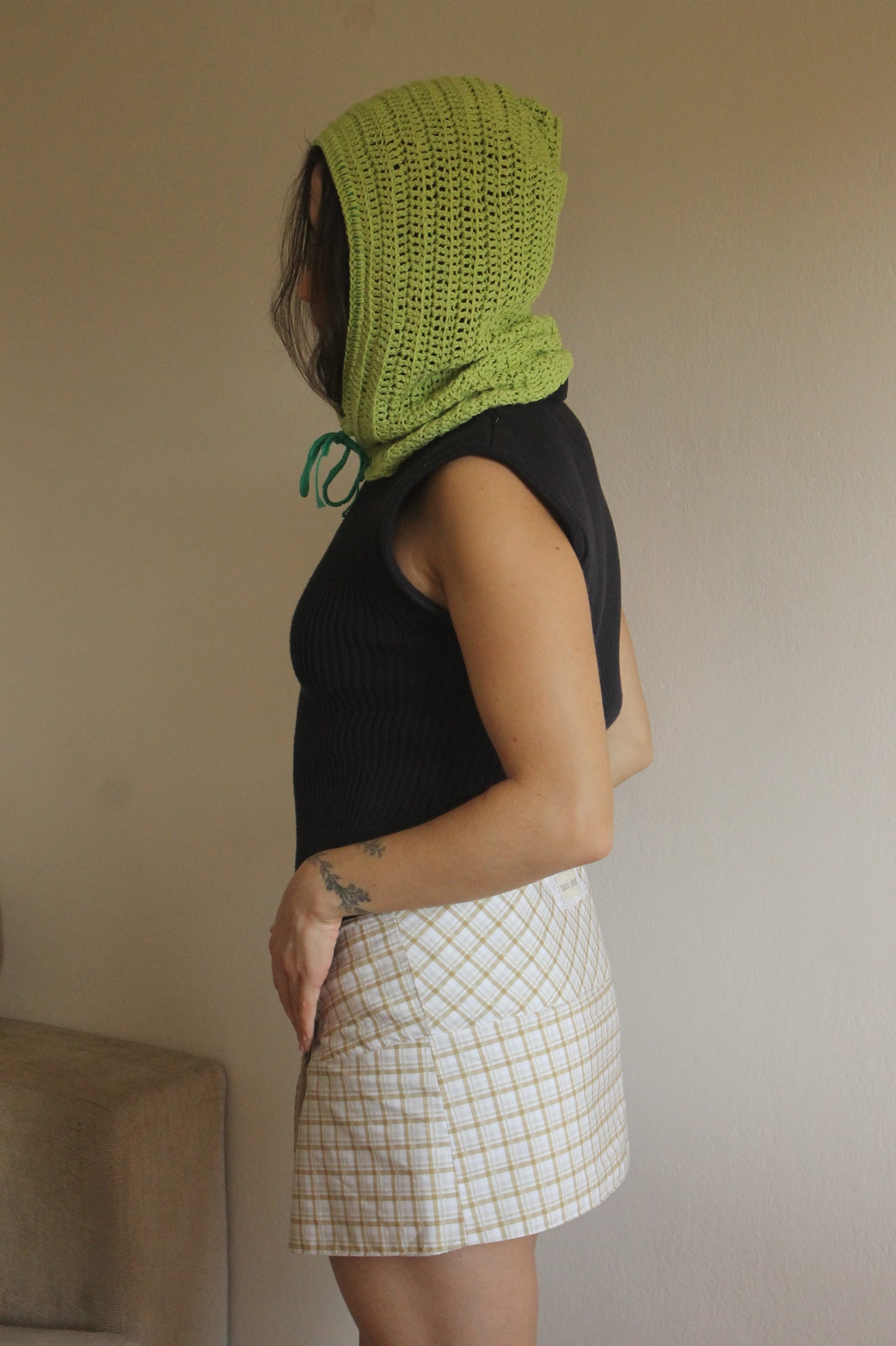 balaclava light green