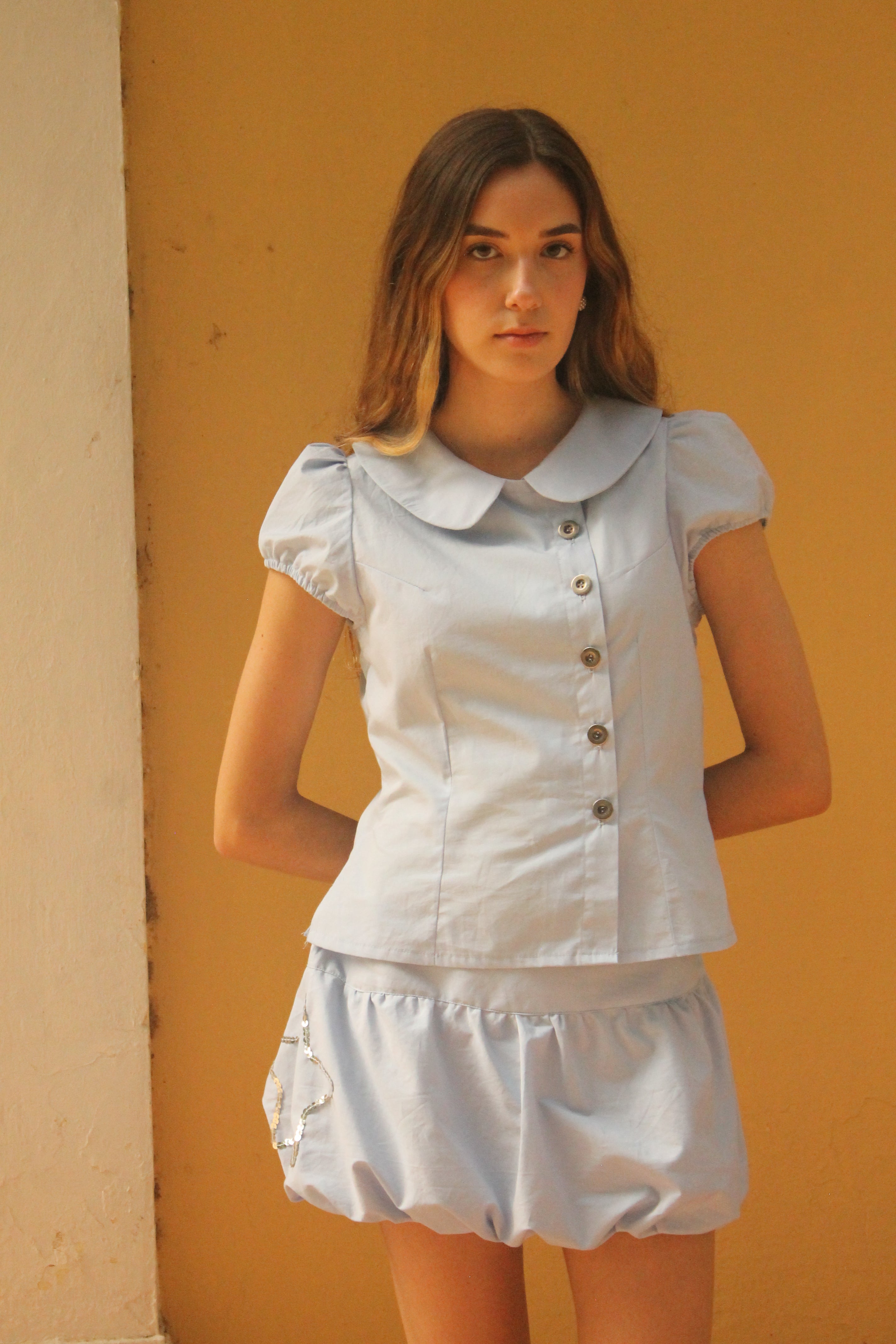 hodei blouse blue