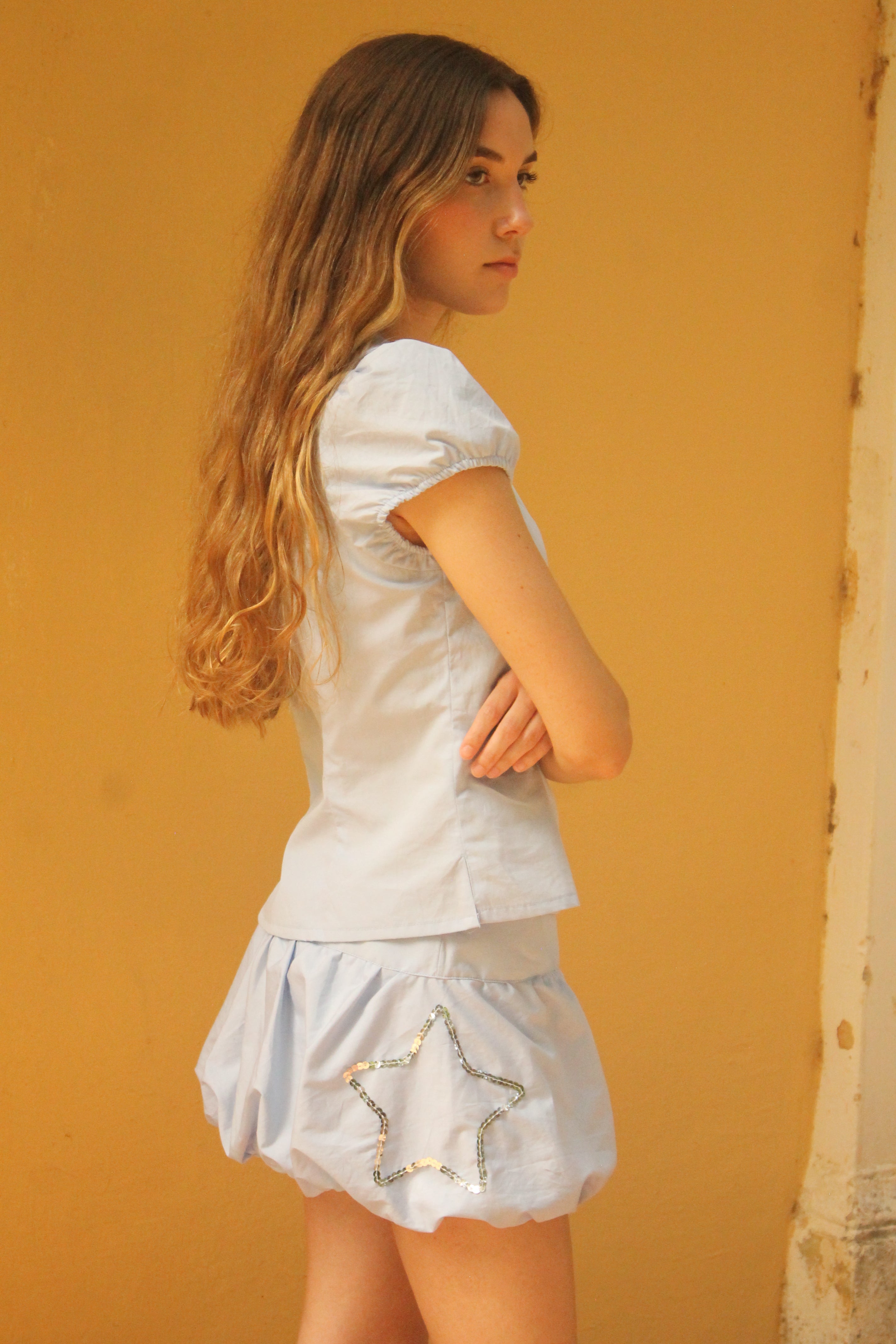 hodei blouse blue
