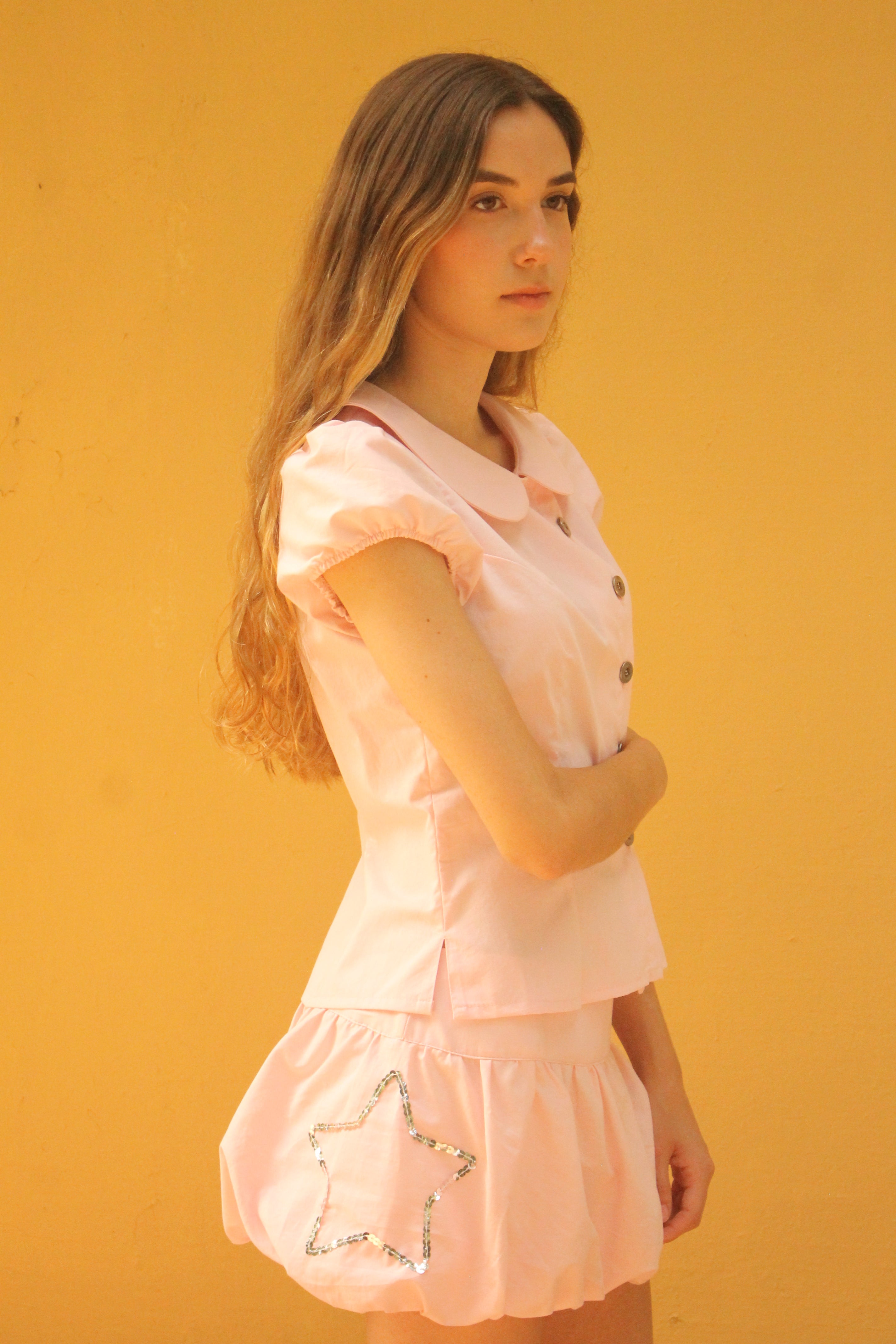 hodei blouse pink