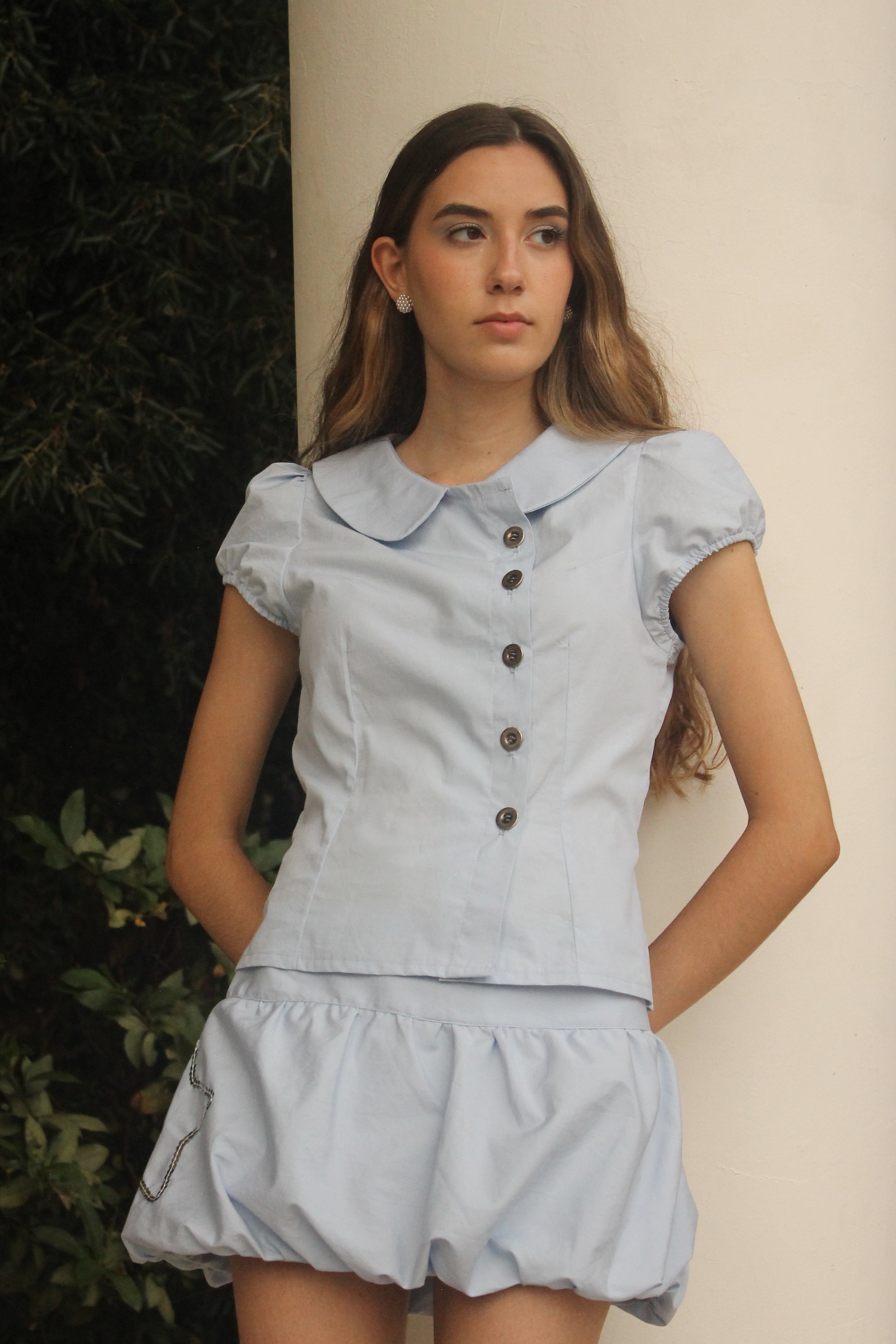 hodei blouse blue