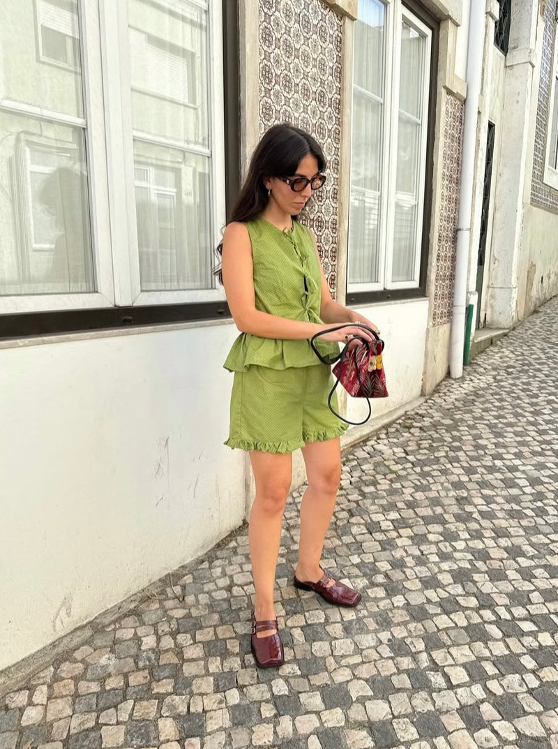 lily green shorts