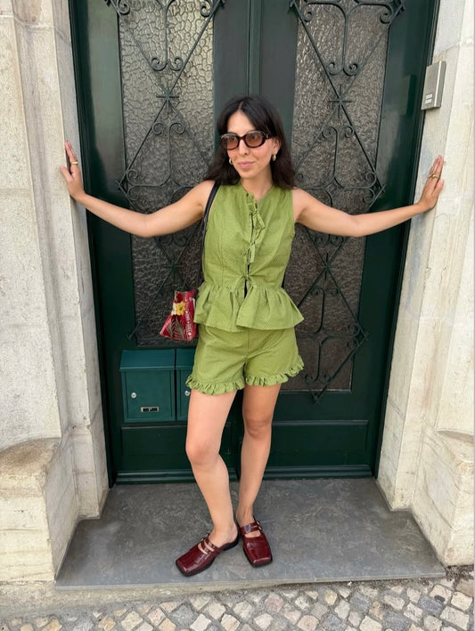 lily green shorts