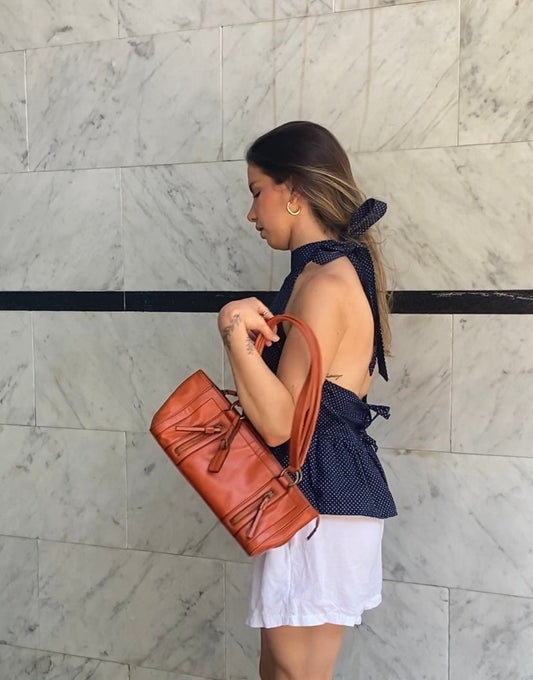 carrie blue top